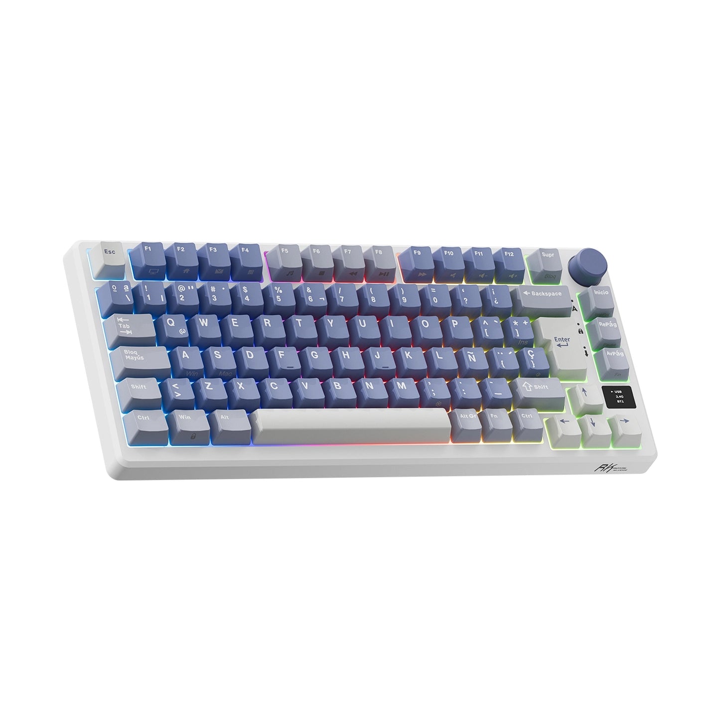 Teclado Mecánico Inalámbrico RK M75 Ocean Blue 75% Español – Royal Kludge