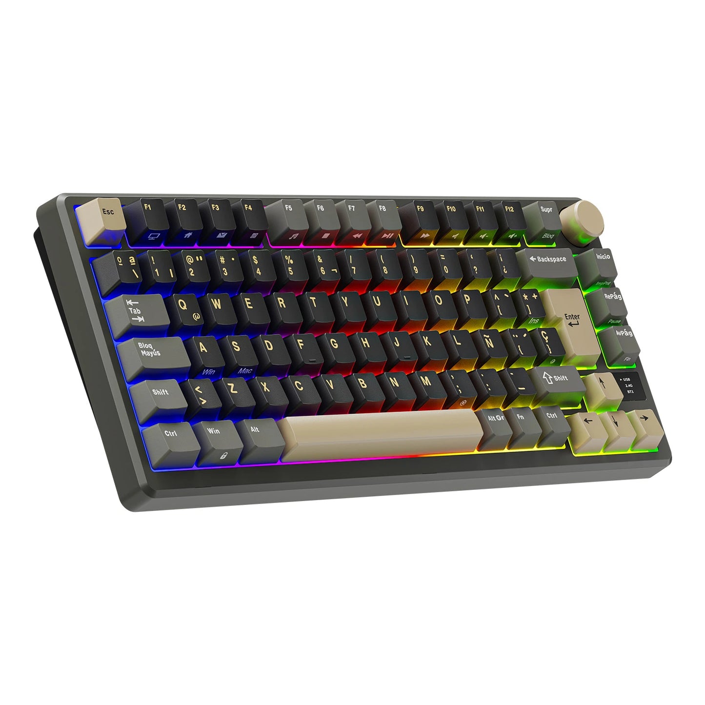 Teclado Mecánico Inalámbrico RK M75 Phantom 75% Español – Royal Kludge