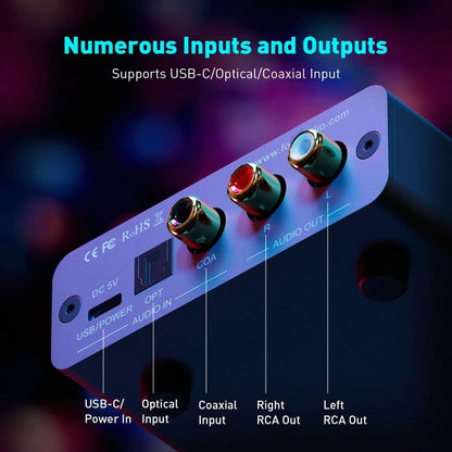 Amplificador de Audífonos DAC HiFi hasta 1000mW a 16ohm – Fosi Audio K5 Pro – Ideal para Gaming