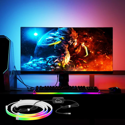 Tira LED RGBIC Luz Inmersiva para Monitor 24” – Skydimo