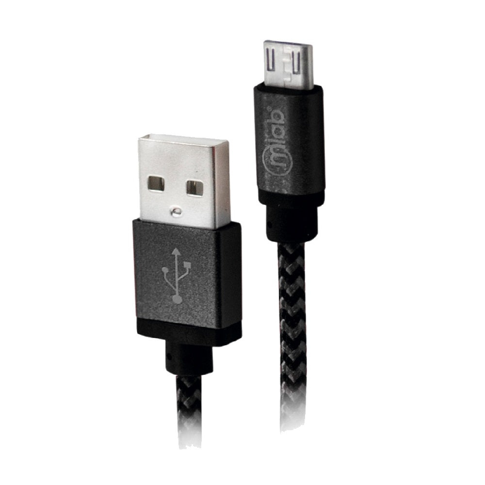 Cable Micro USB de 1m Negro – Mlab