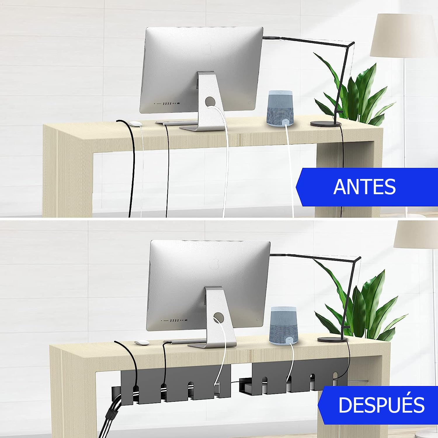 Bandeja Organizadora de Cables – Pack de 2