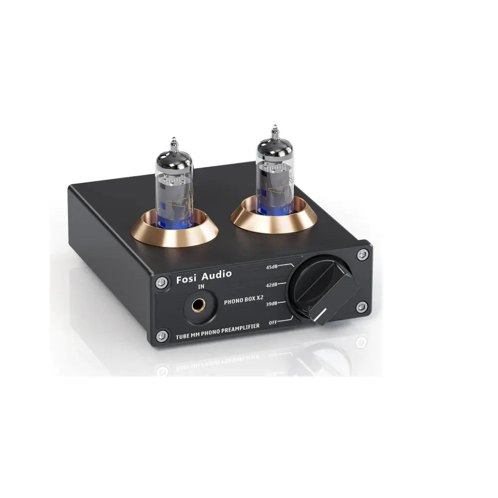 Preamplificador A Tubo MM Phono HiFi para Tornamesas – Fosi Audio Box X2