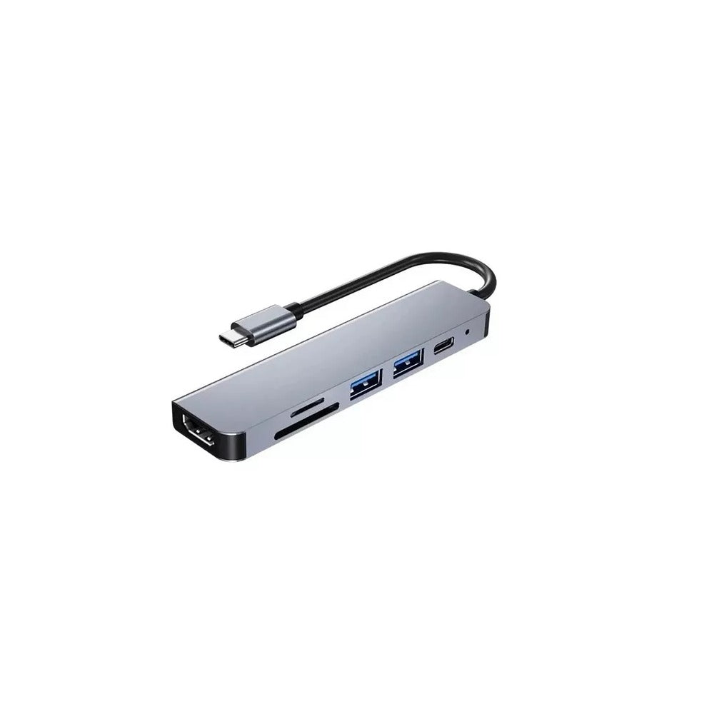 Hub USB 6 en 1 Tipo C con Salida HDMI