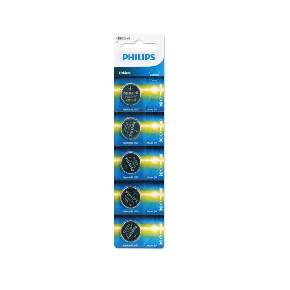 Pack de 5 Pilas Tipo Botón CR2025