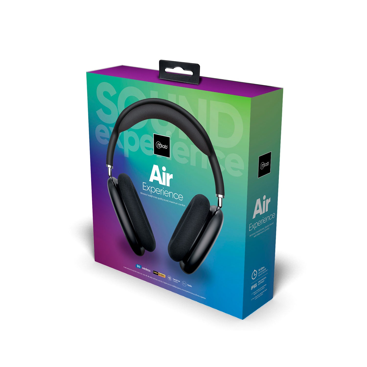 Audífonos Air Experience Bluetooth Negro - Mlab