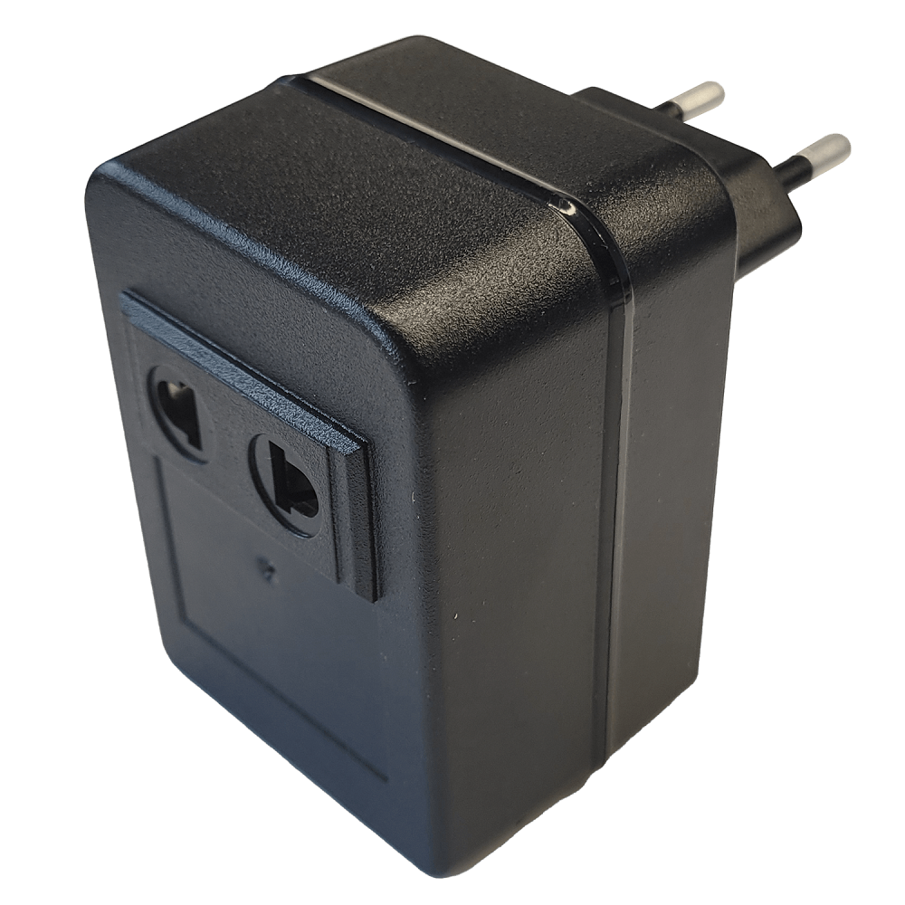 Transformador de voltaje 220v a 110v 30W - Macrotel