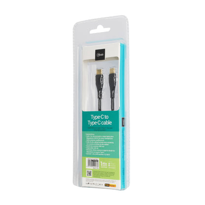 Cable USB Tipo C a Tipo C 1m Black - Mlab