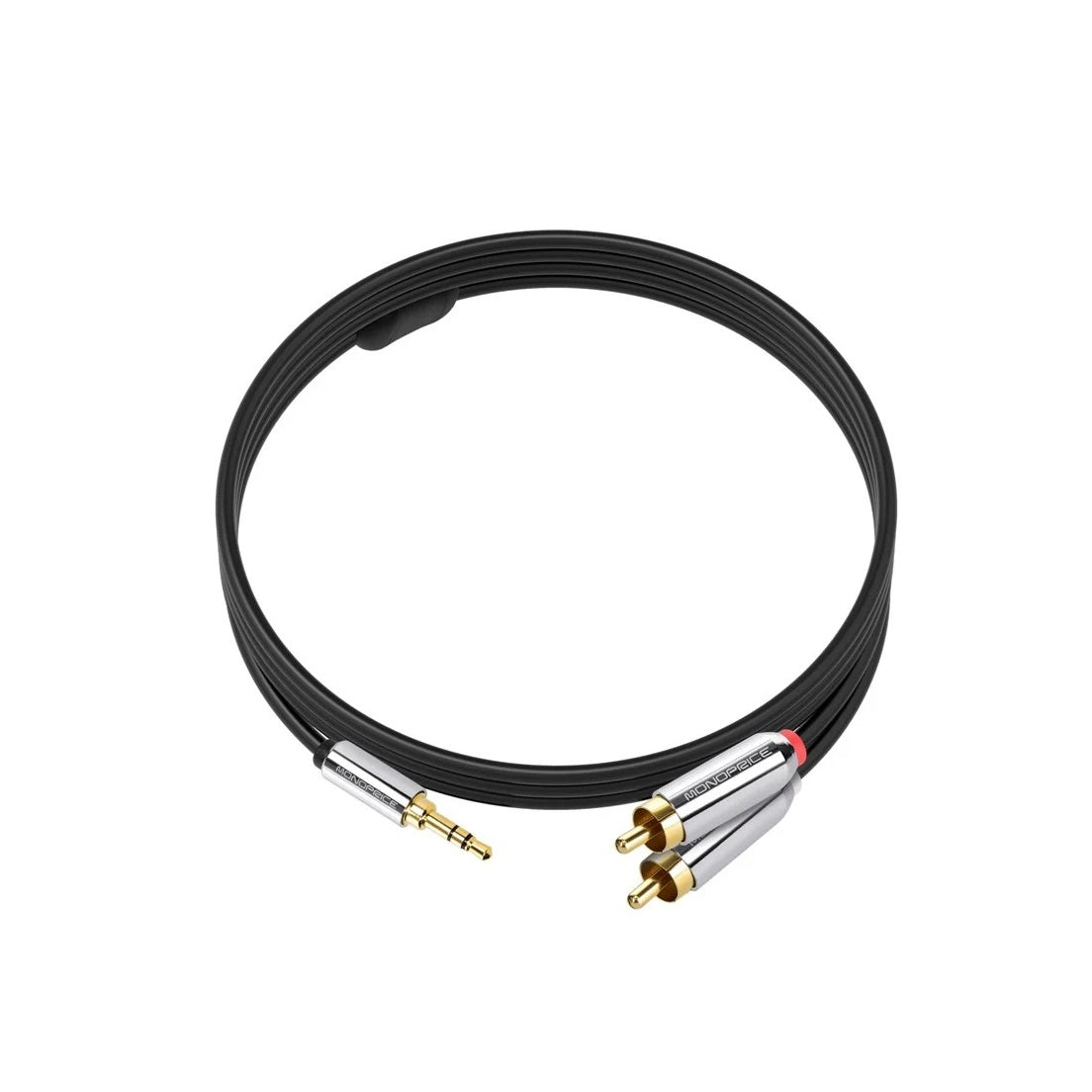 Cable Auxiliar Jack 3.5mm a RCA Estéreo 1.8m – Monoprice