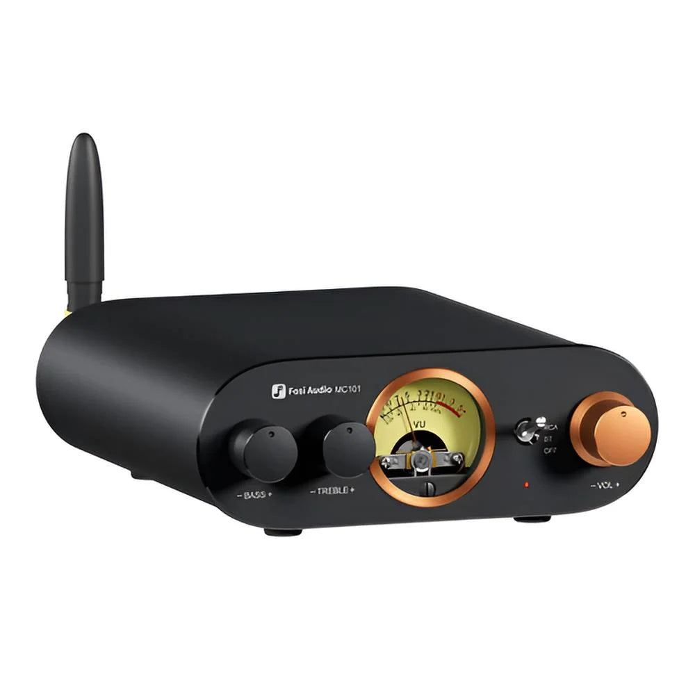 Amplificador de Audio Estéreo Bluetooth con Medidor VU – Fosi Audio MC101
