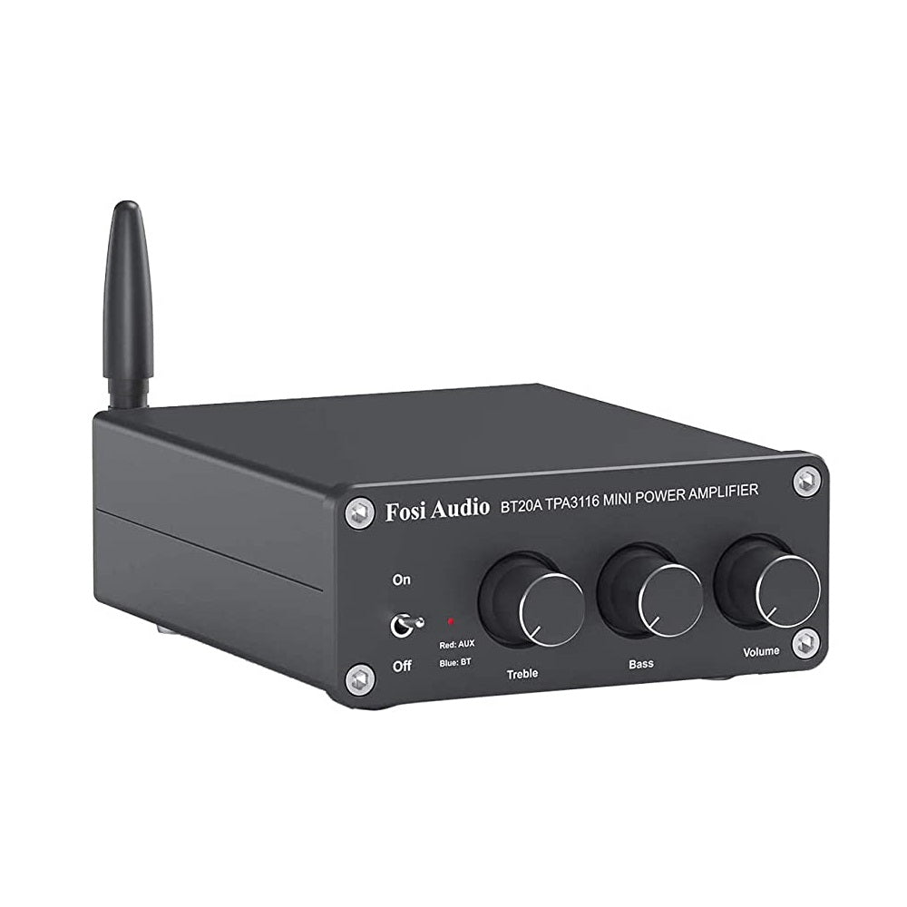 Amplificador Estereo Bluetooth 5.0 Clase D 2x100W – Fosi Audio BT20A