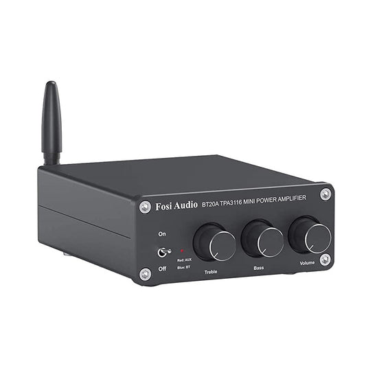 Amplificador Estereo Bluetooth 5.0 Clase D 2x100W – Fosi Audio BT20A