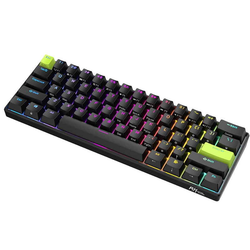 Teclado Magnético Gamer 60% RK C61 HE - Royal Kludge