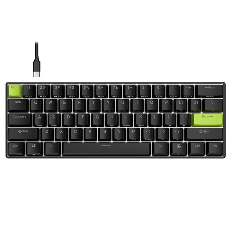 Teclado Magnético Gamer 60% RK C61 HE - Royal Kludge