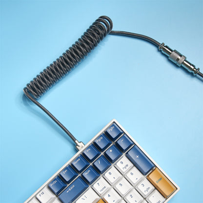Cable USB Tipo C Trenzado – Coiled Cable Royal Kludge
