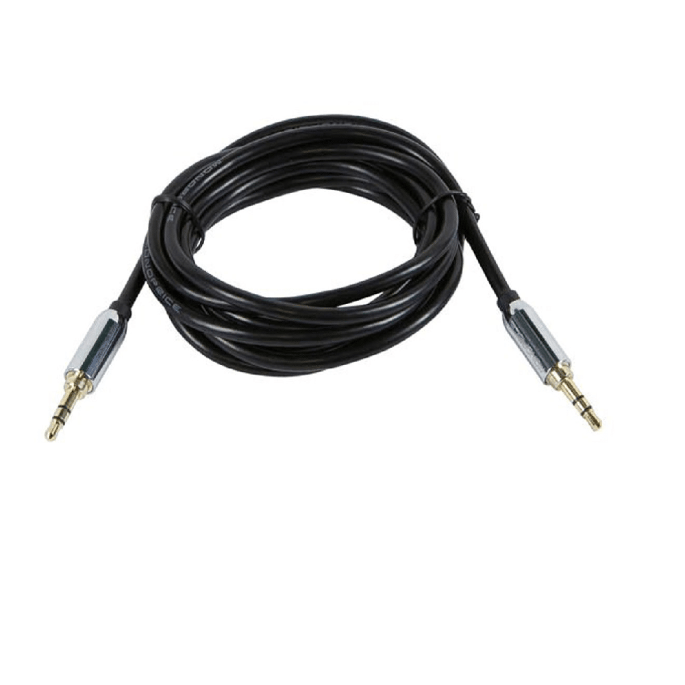 Cable Jack 3,5mm 1,8m Macho Macho Chapado en Oro – Monoprice