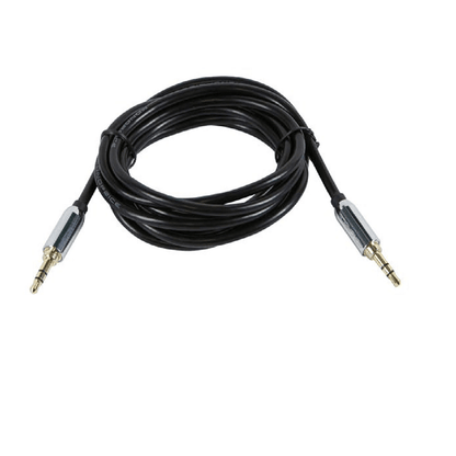 Cable Jack 3,5mm 1,8m Macho Macho Chapado en Oro – Monoprice
