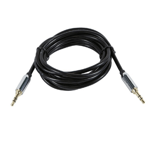Cable Jack 3,5mm 1,8m Macho Macho Chapado en Oro – Monoprice