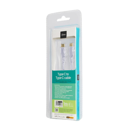 Cable USB Tipo C a Tipo C Gris - Mlab
