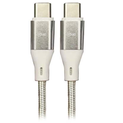 Cable USB Tipo C a Tipo C Gris - Mlab