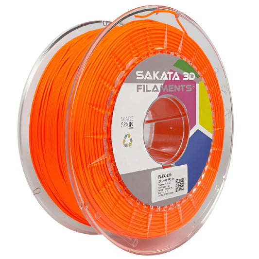 Filamento Sakata FleX-920 Naranjo 1.75mm 1kg