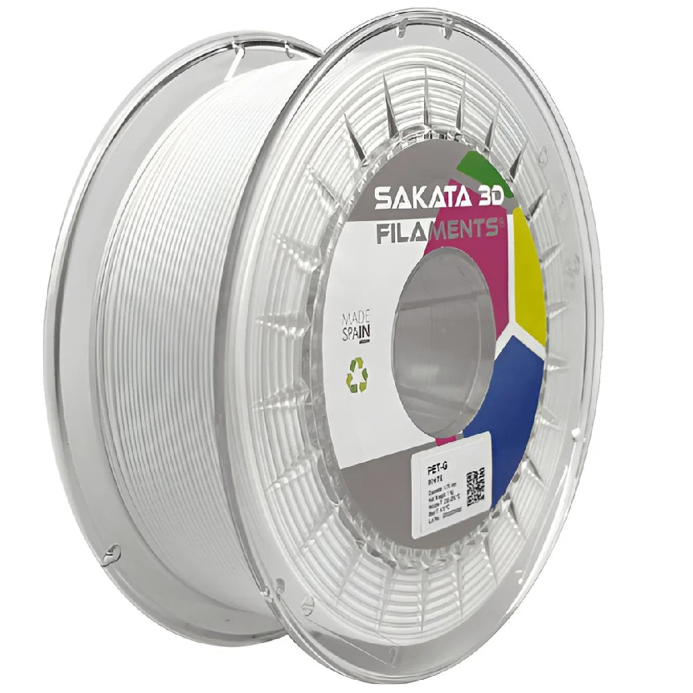 Filamento Sakata PET-G Color Blanco 1.75mm 1kg
