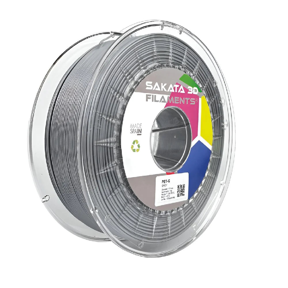 Filamento Sakata PET-G Color Gris 1.75mm 1kg