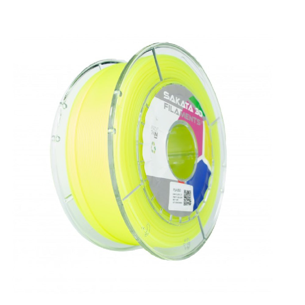 Filamento Sakata PLA 850 Color Flúor Lima 1.75mm 1kg