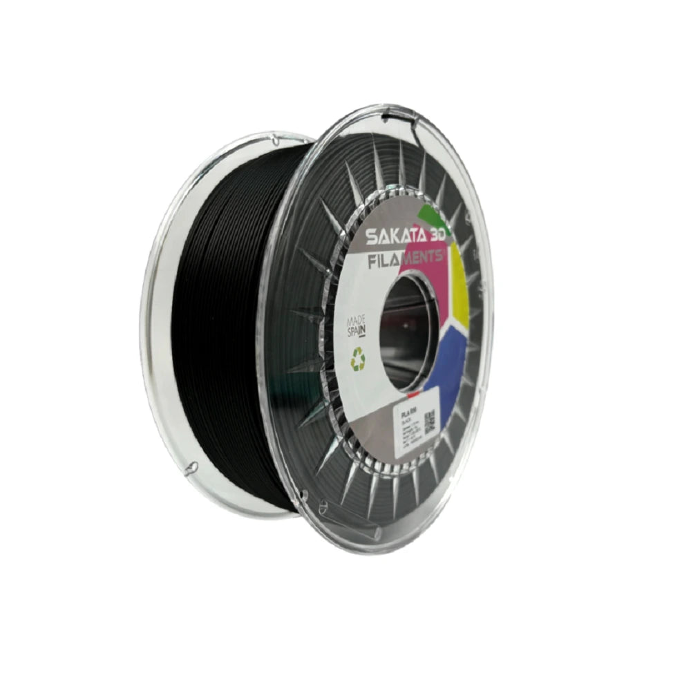 Filamento Sakata PLA 850 Color Negro 1.75mm 2.5kg