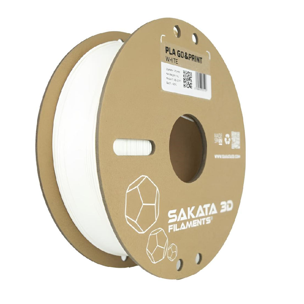 Filamento Sakata PLA GO&PRINT Color Blanco 1.75mm 1kg