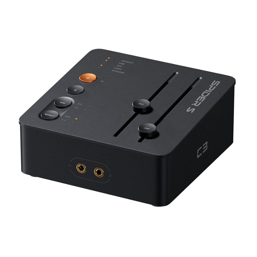 Fosi Audio C3 StepSense DAC Amplificador de Audífonos Gaming HiFi USB-C