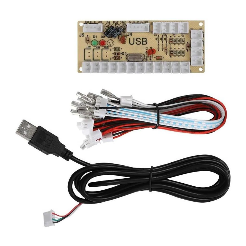 Zero Delay - Adaptador USB Botones y Palancas Arcade