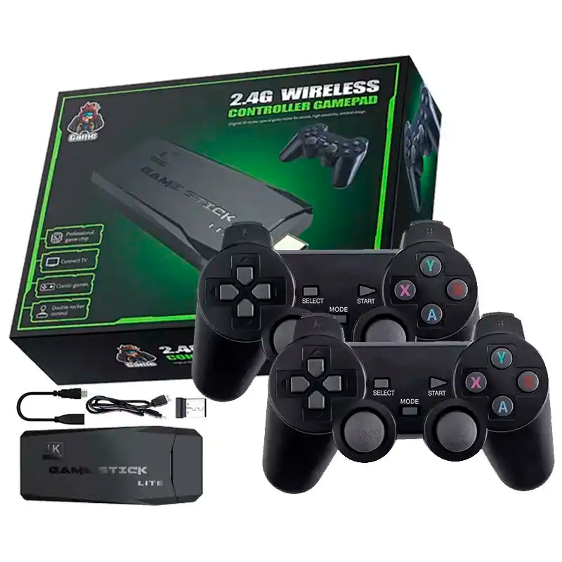 Mini Consola Arcade GameStick Lite 64GB 10000 ROMS