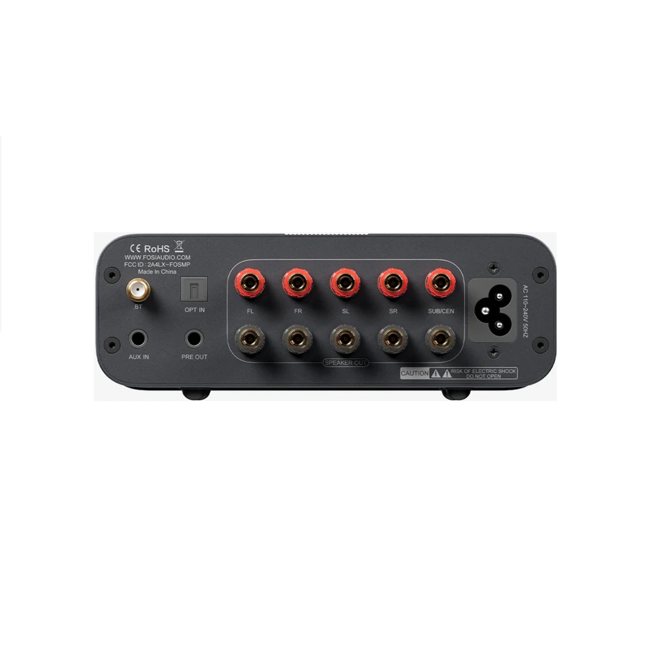 Amplificador Bluetooth de 5 Canales/4+Subwoofer – Fosi Audio HT4S