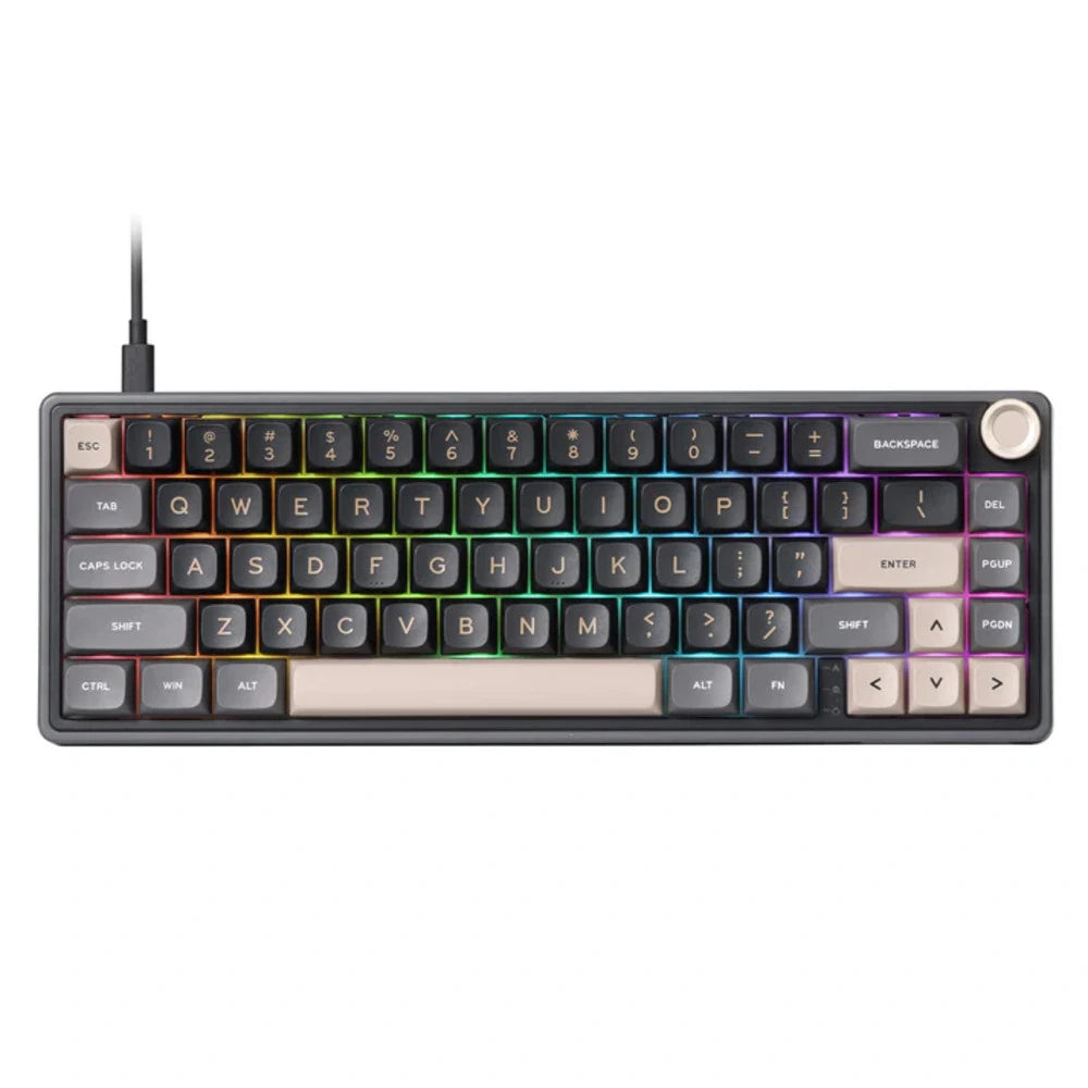 Teclado Mecánico RK R65 Phantom 65% Español Switch Chartreuse- Royal Kludge