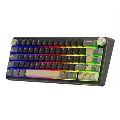 Teclado Mecánico RK R65 Phantom 65% Español Switch Chartreuse- Royal Kludge