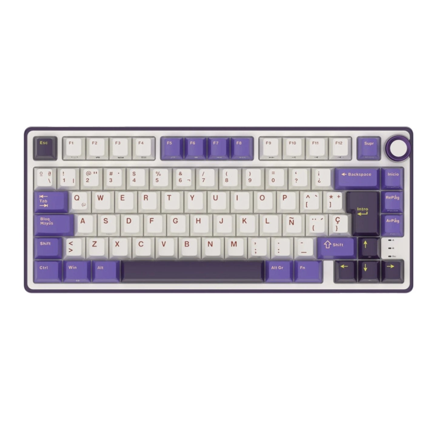 Teclado Mecánico RK R75 Blackberry 75% Español Switches Lineales – Royal Kludge