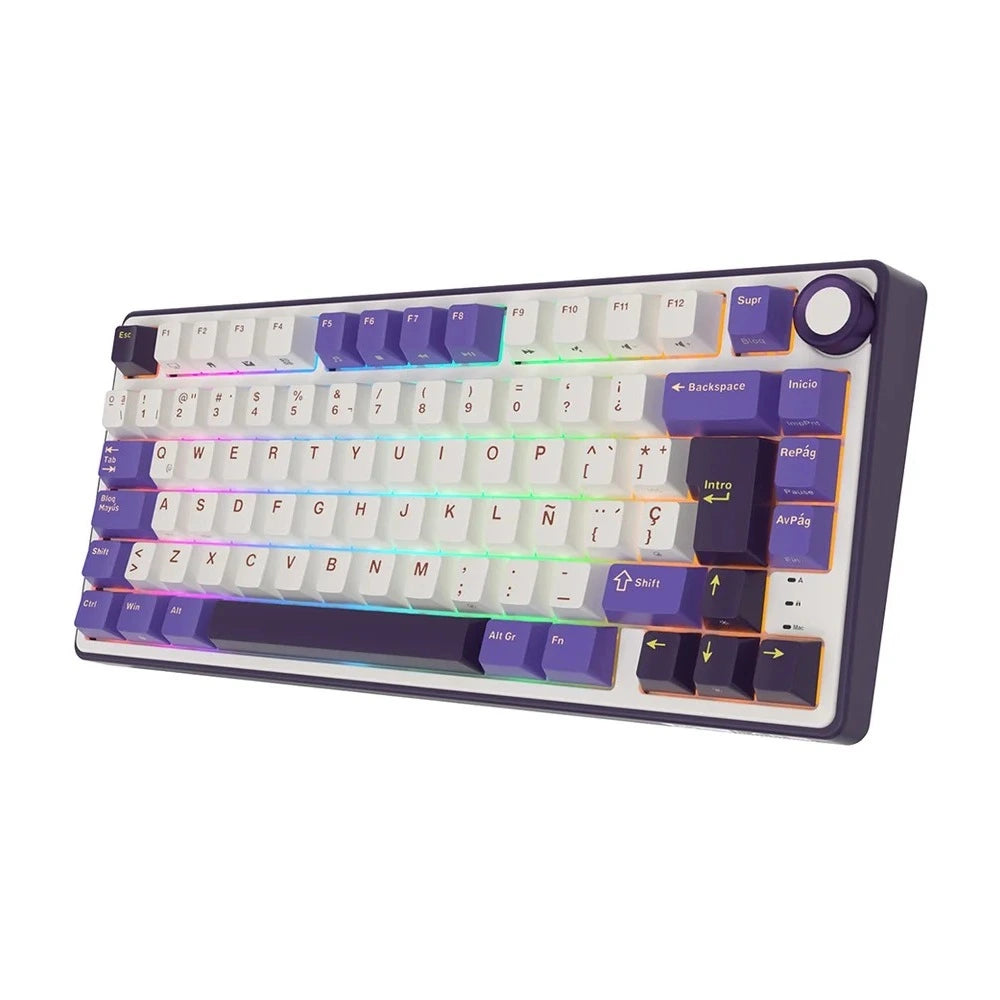 Teclado Mecánico RK R75 Blackberry 75% Español Switches Lineales – Royal Kludge