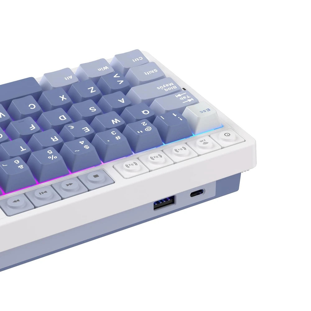 Teclado Mecánico Inalámbrico RK M65 Ocean Blue 65% Español – Royal Kludge