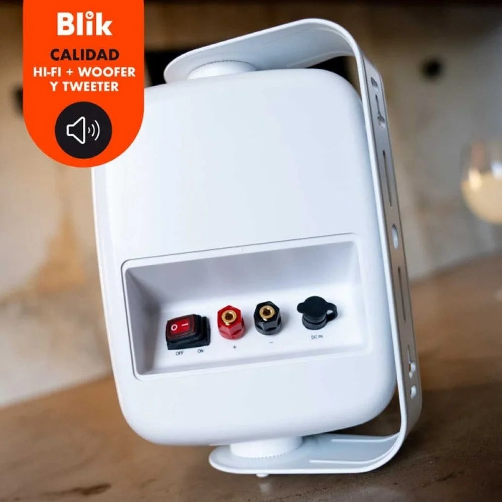 Parlantes Pasivos Bluetooth Blik Fidelity 60W Blancos