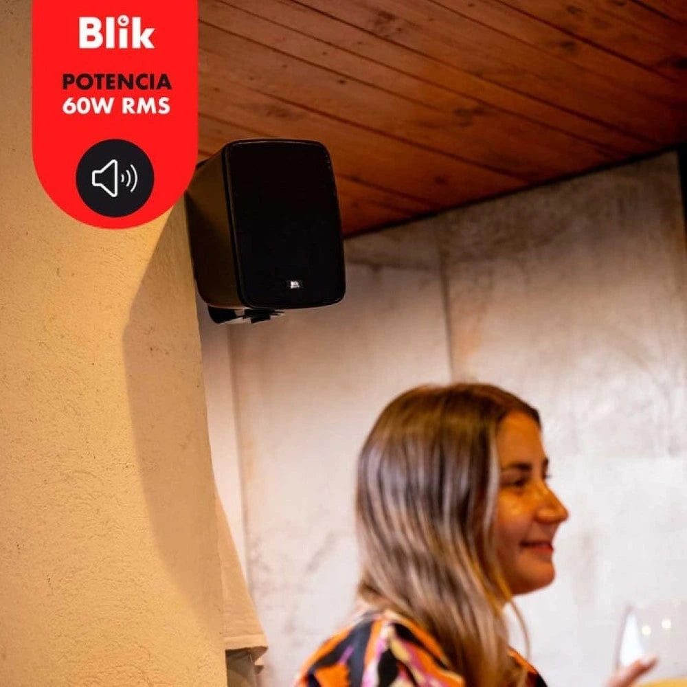 Parlantes Pasivos Bluetooth Blik Fidelity 60W Negros