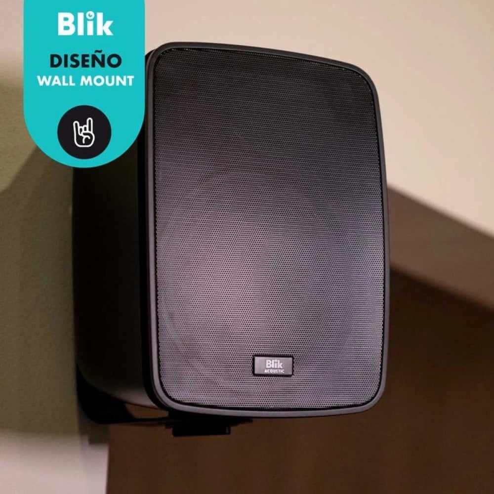 Parlantes Pasivos Bluetooth Blik Fidelity 60W Negros