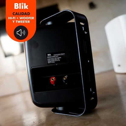 Parlantes Pasivos Bluetooth Blik Fidelity 60W Negros