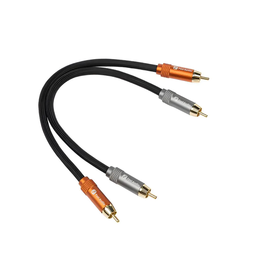 Par de Cables RCA 30cm para Sistemas de Audio – Fosi Audio