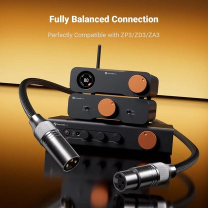 Par de Cables XLR para Sistemas de Audio 1.2m/3.9ft - Fosi  Audio