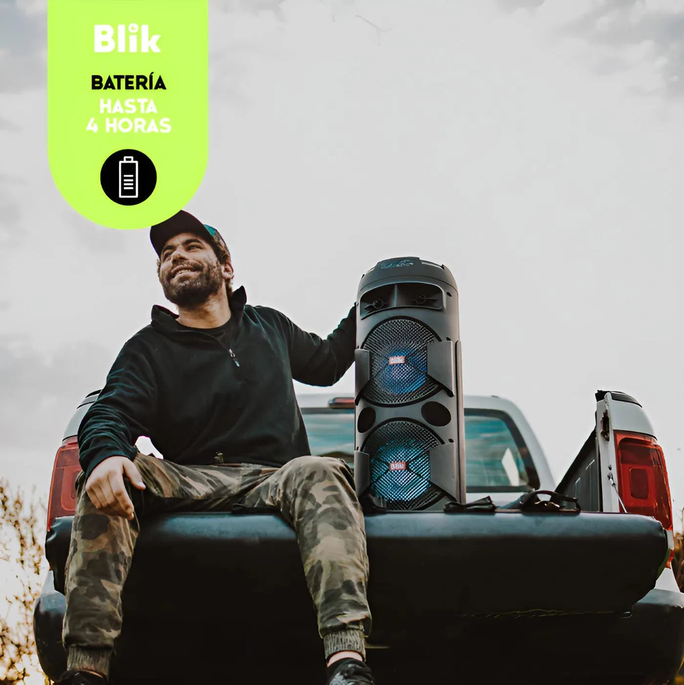 Parlante Bluetooth Karaoke Con Microfono Blik Screamer3
