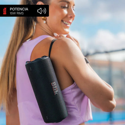Parlante Bluetooth Portátil Blik Live Pro 15W IPX6 12 Hrs