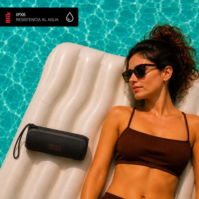 Parlante Bluetooth Portátil Blik Live Pro 15W IPX6 12 Hrs