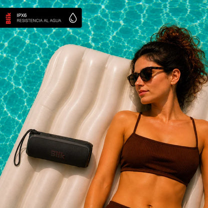 Parlante Bluetooth Portátil Blik Live Pro 15W IPX6 12 Hrs