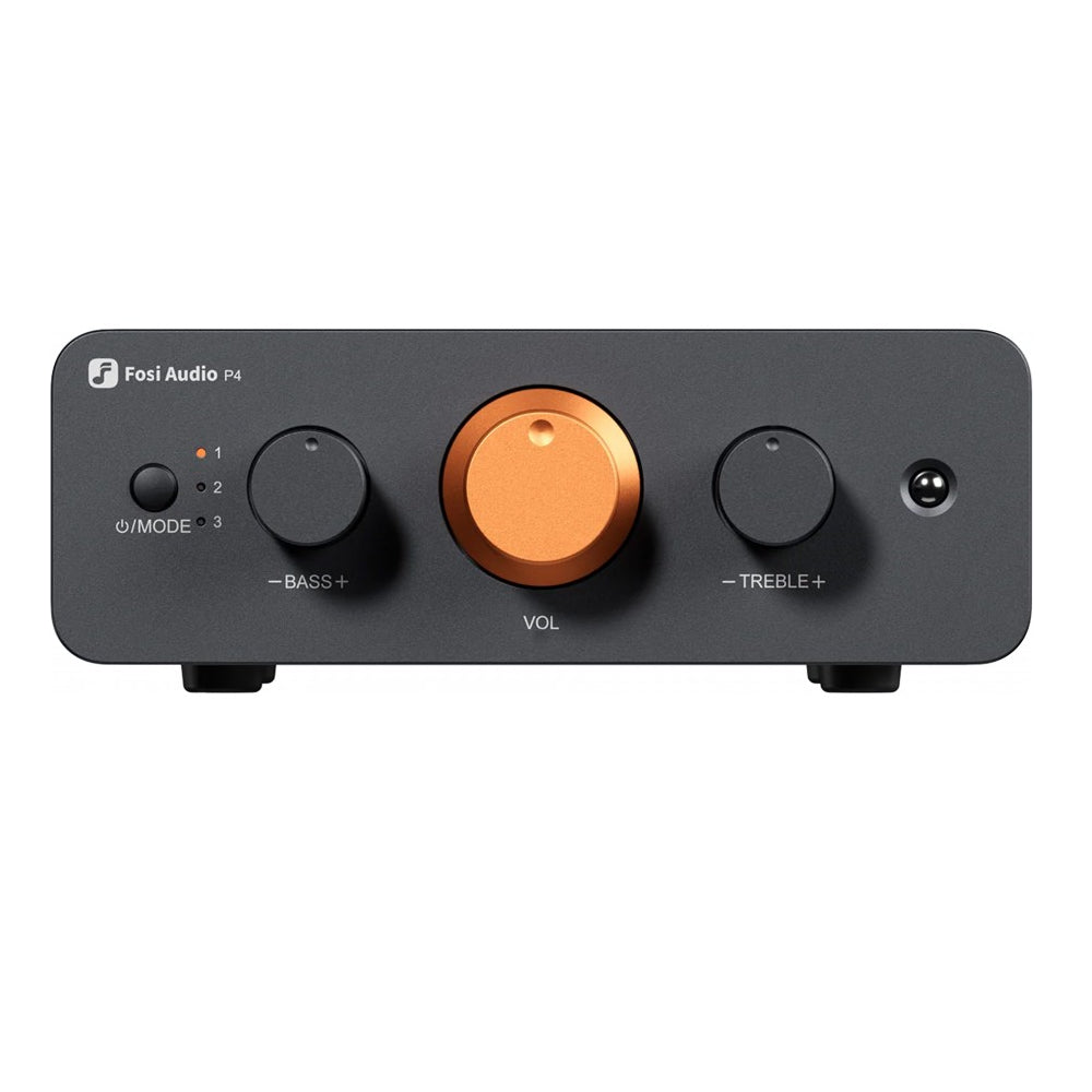 Preamplificador de Audio Estéreo con RCA y Sub Out - Fosi Audio P4 Mini